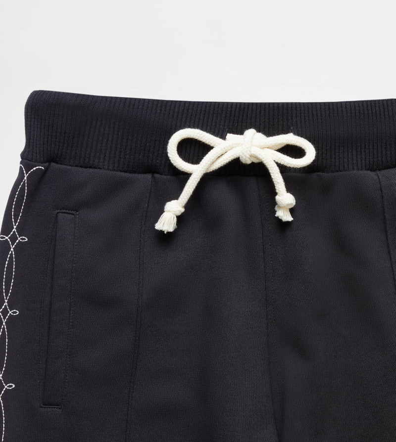 Tod's TRACKSUIT TROUSERS IN JERSEY - BLACK outlook
