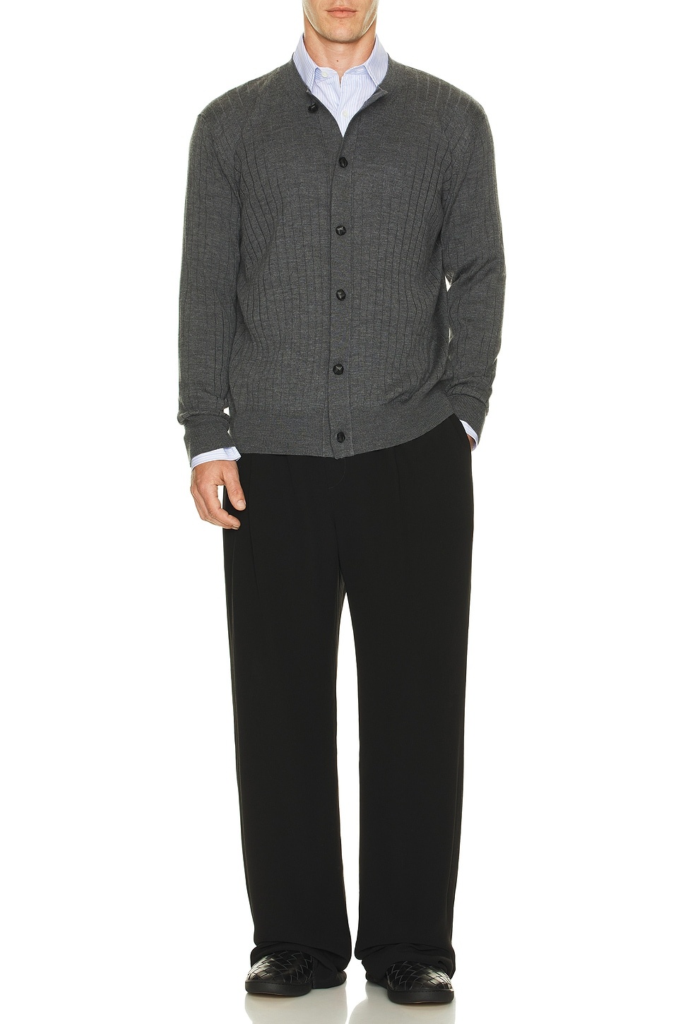 Cotton Poplin Stripe Shirt - 5