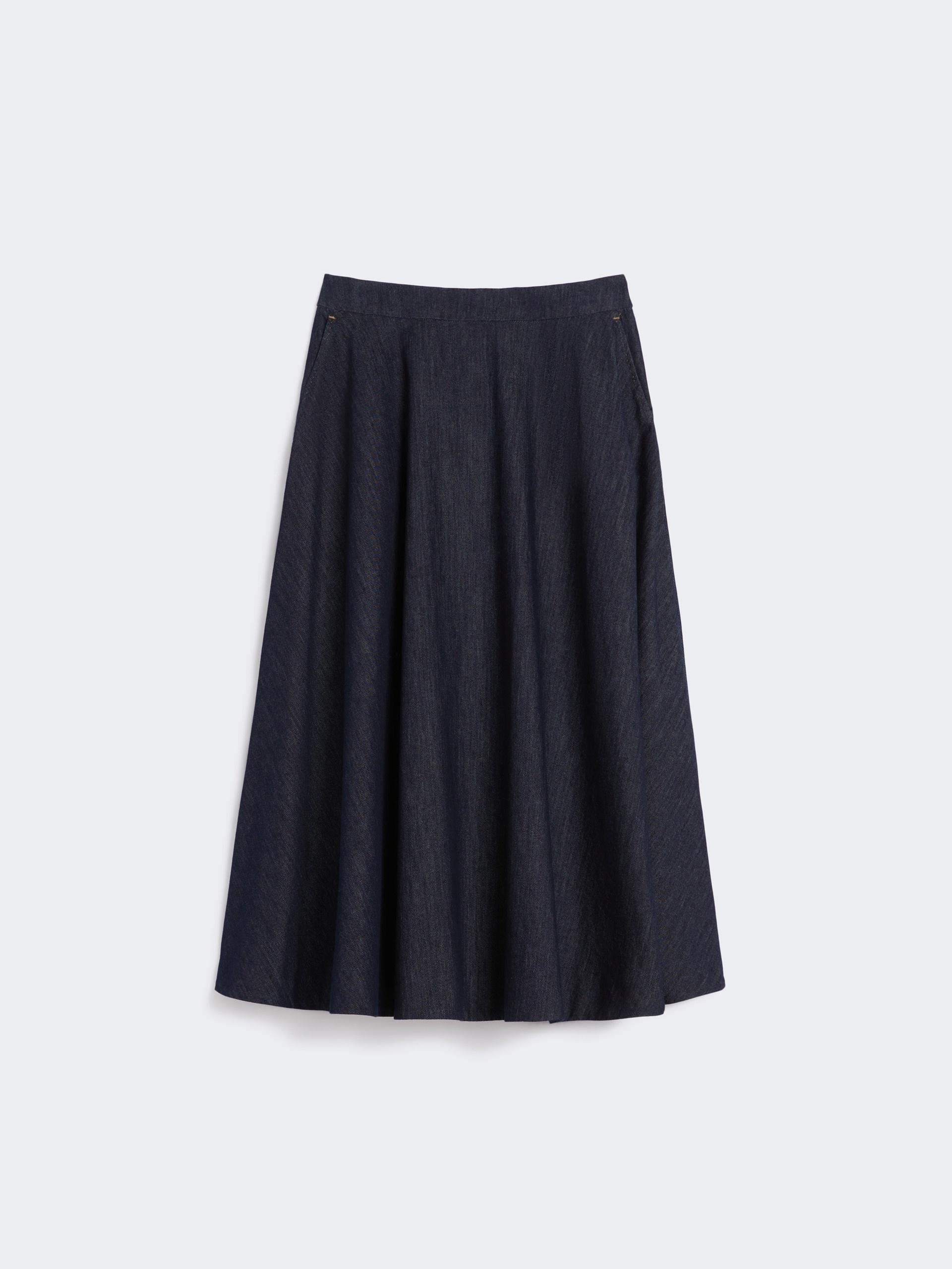 CECILE Flared denim skirt - 1