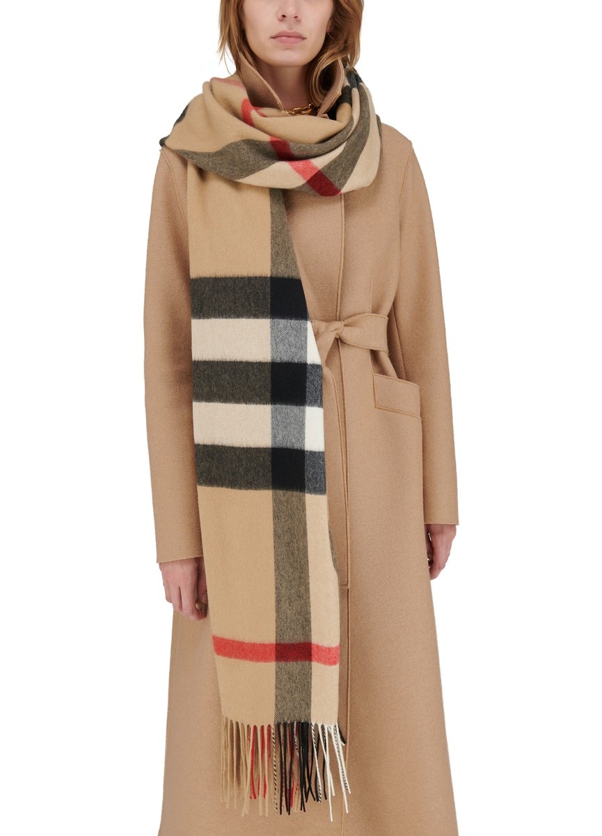Oversize check scarf - 2