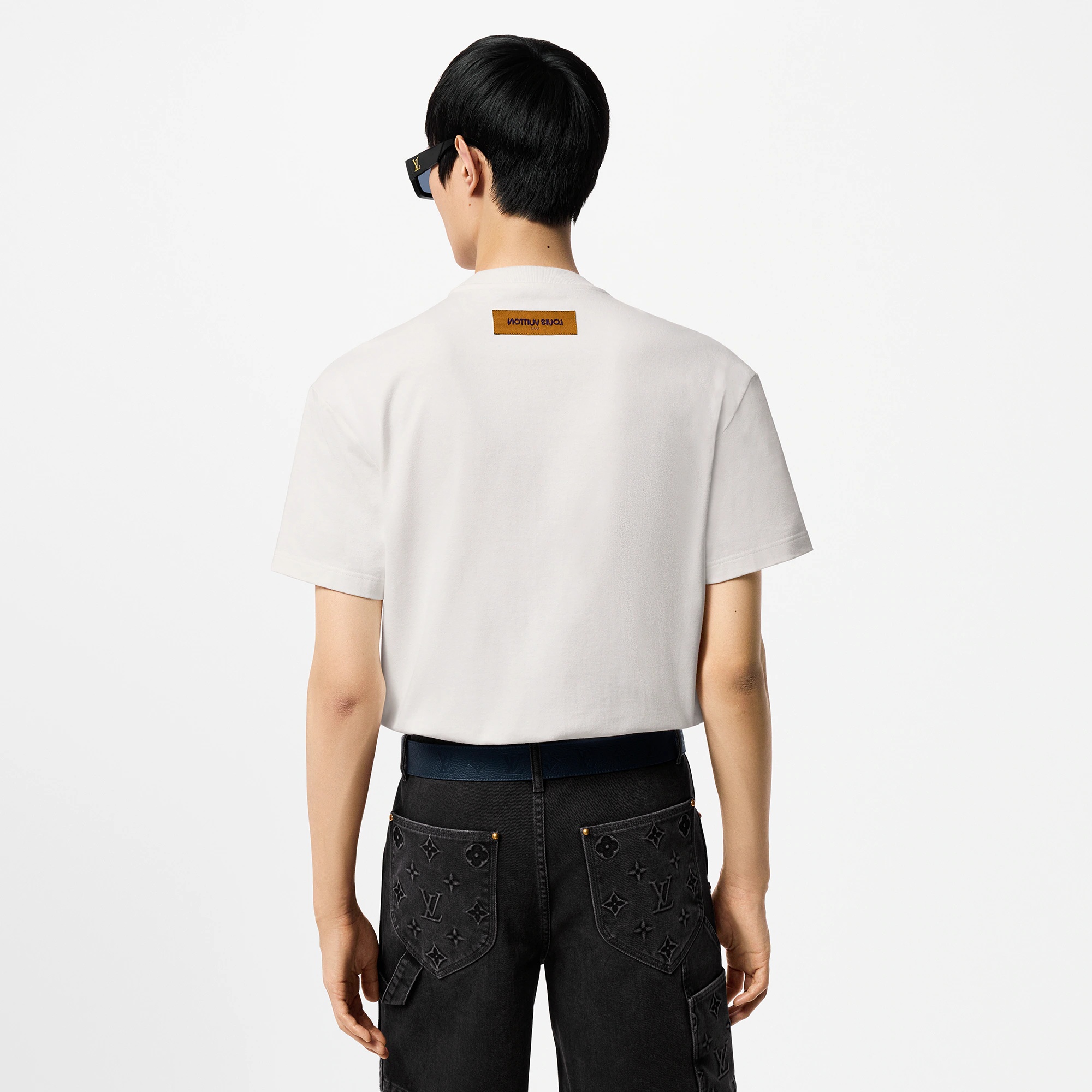 Embroidered Signature Cotton T-Shirt - 5
