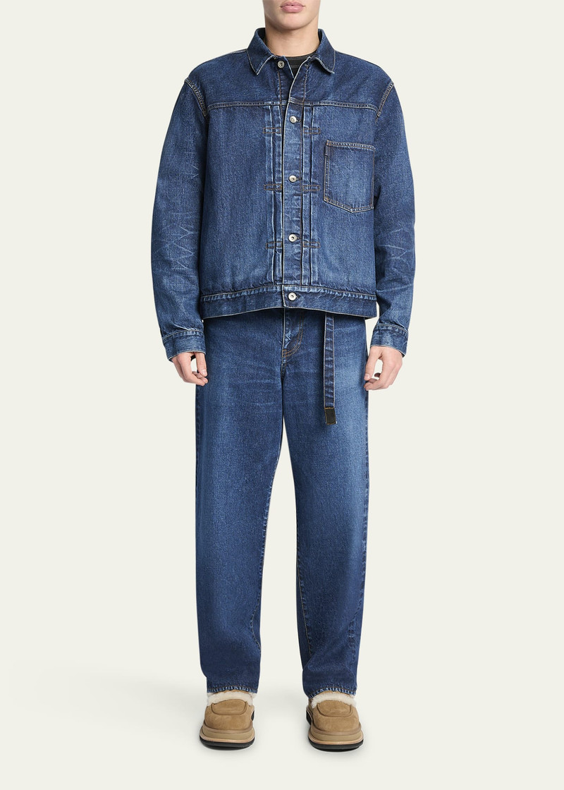 sacai Men's BEYONDEXX Cotton Denim Jeans outlook