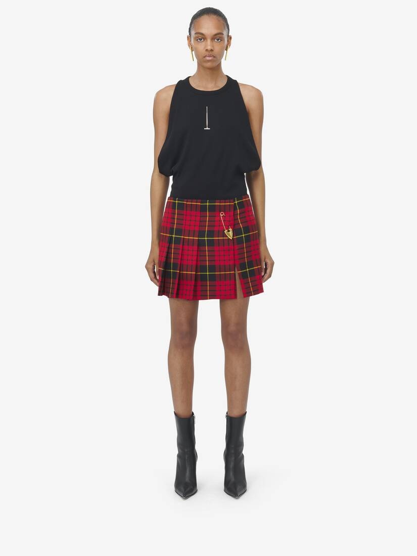 Tartan Mini Skirt - 1