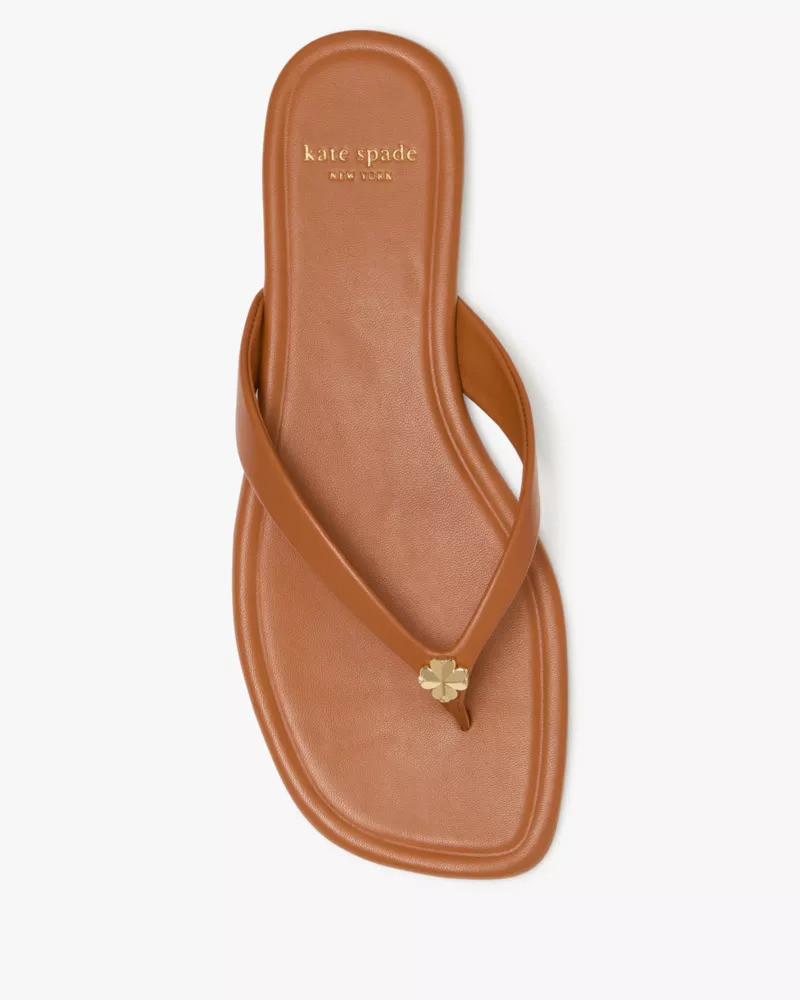 Spade Flower Flip Flops 3