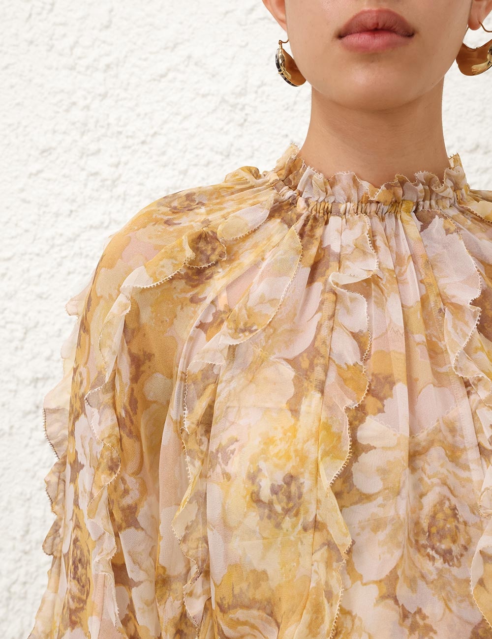 BALANCE FRILL BILLOW TOP - 5