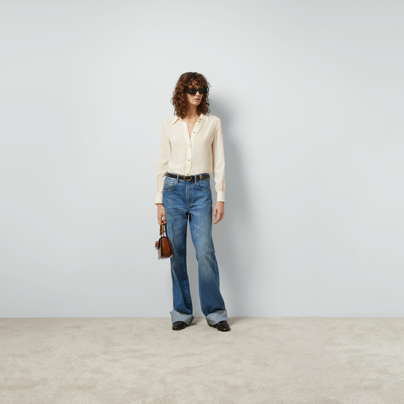 GUCCI Silk crêpe de chine shirt outlook