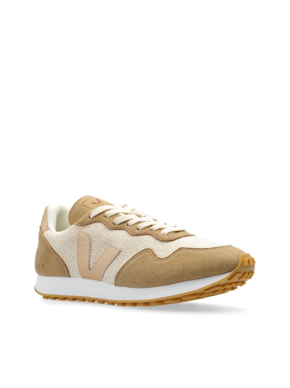 logo-patch lace-up sneakers - 4