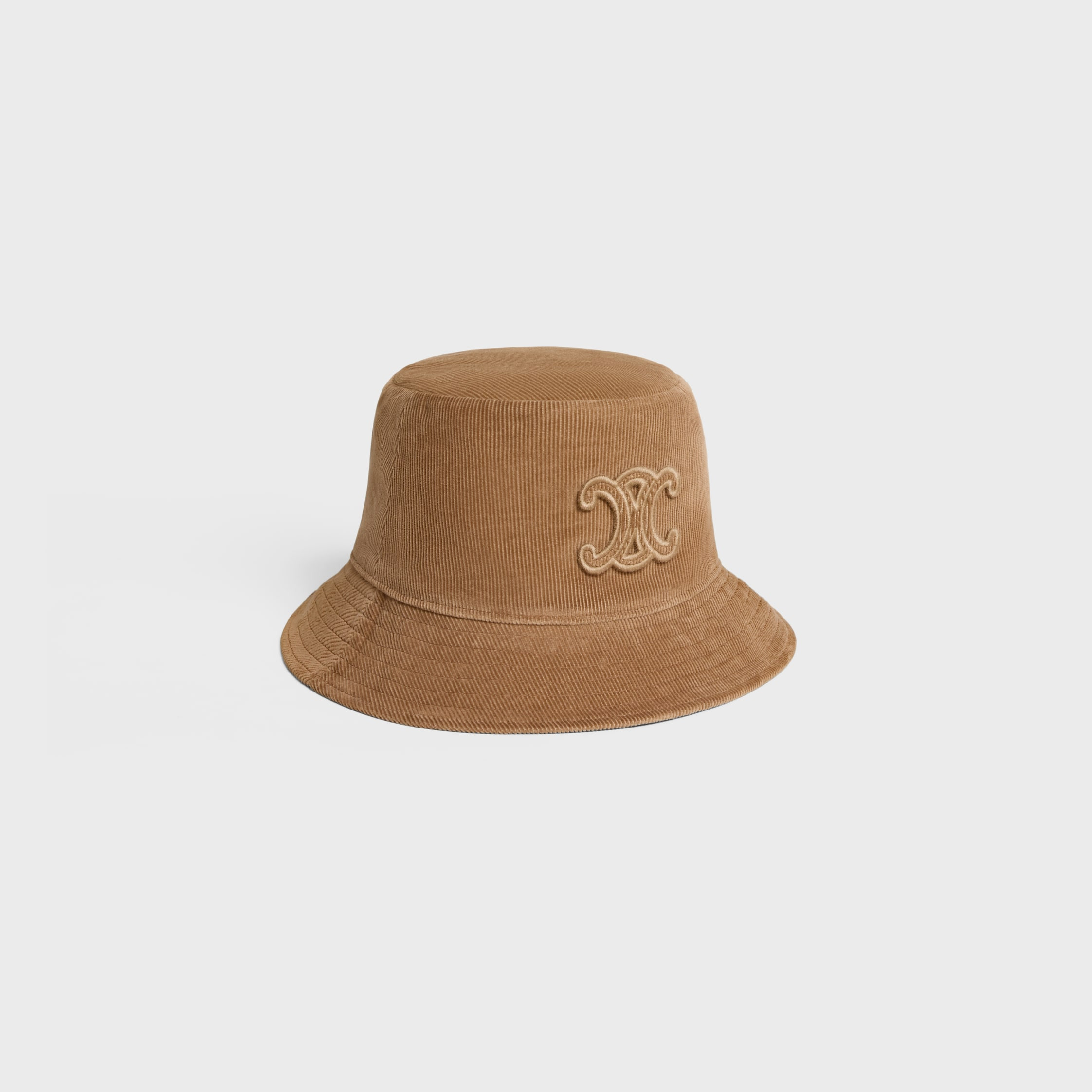 triomphe bucket hat in corduroy - 2