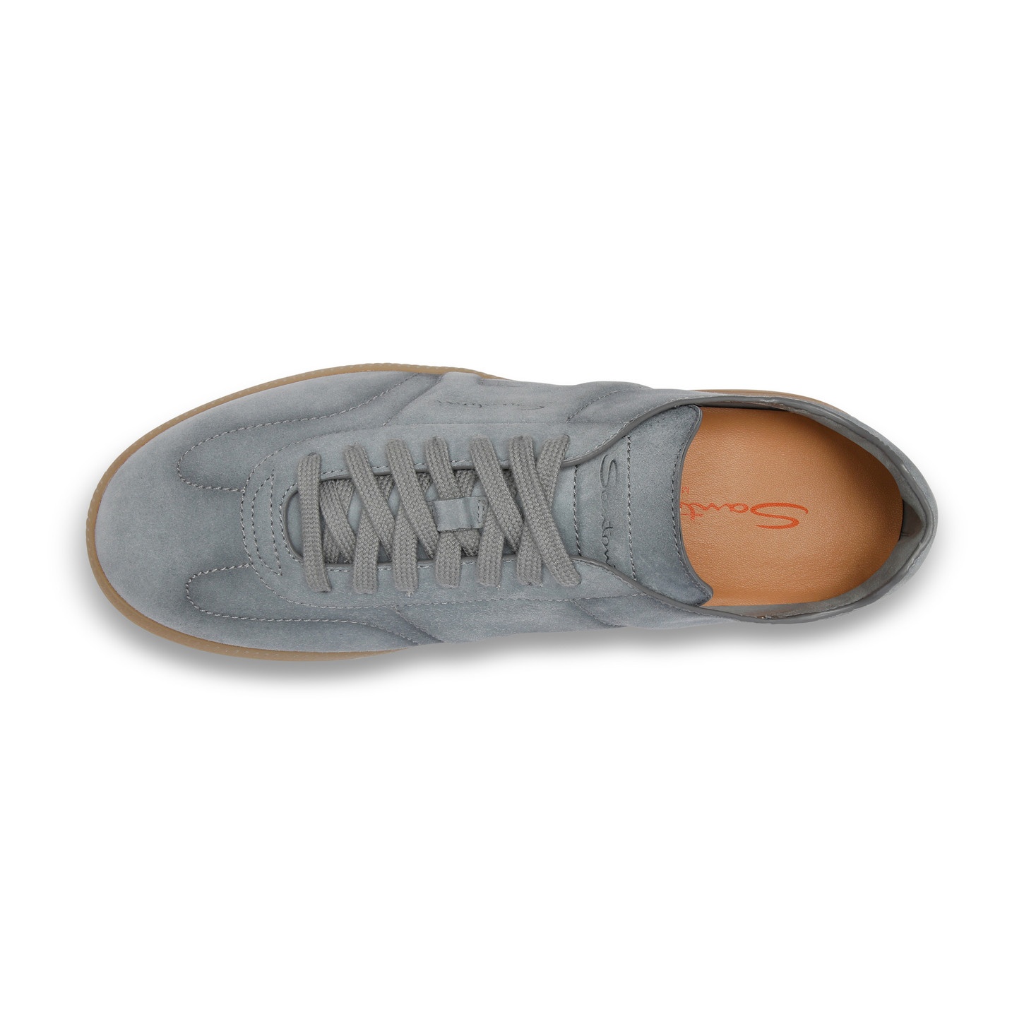 Men's light blue suede DBS Oly sneaker - 5