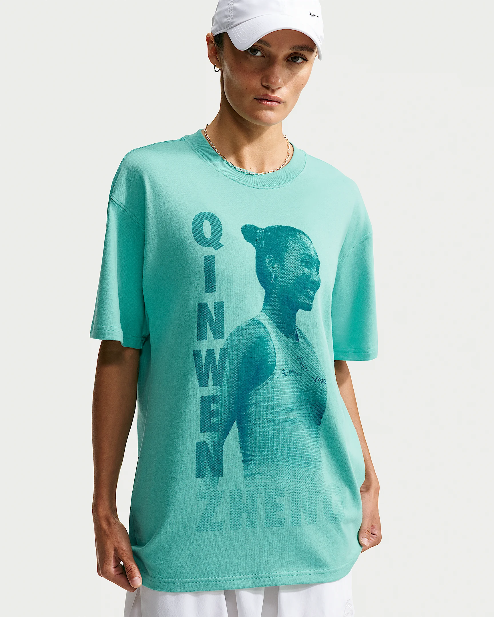 NikeCourt "Qinwen Zheng" Women's Tennis T-Shirt - 1