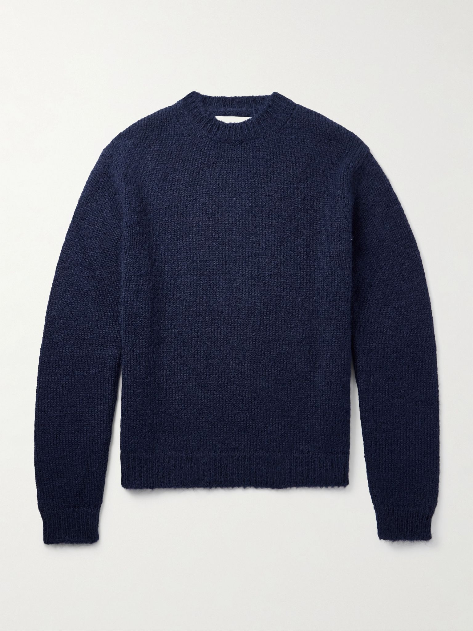 Alpaca-Blend Sweater Navy - 1