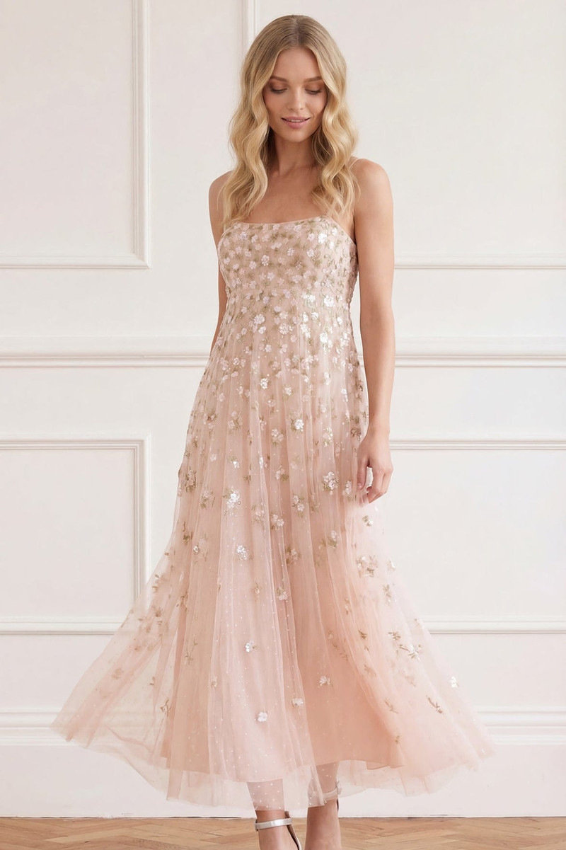 Needle & Thread Meadow Ditsy Cami Ankle Gown outlook