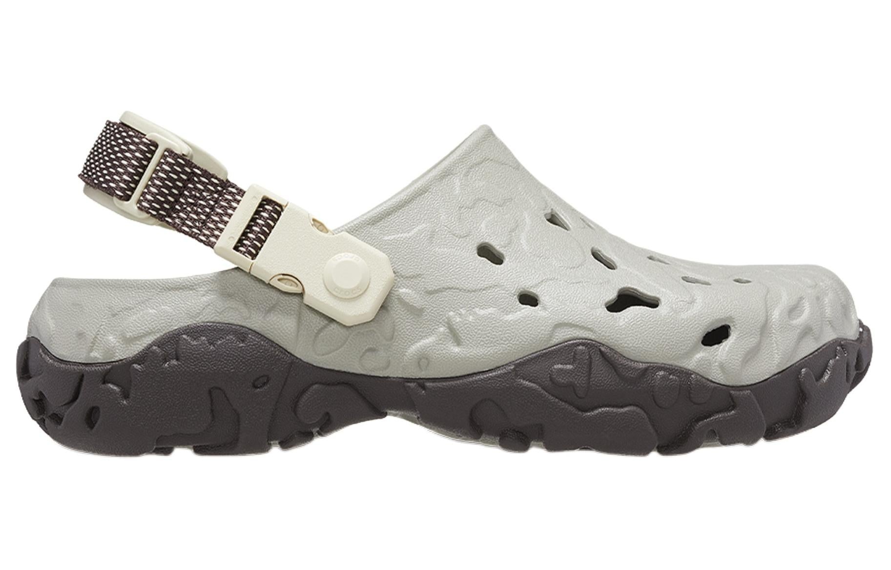 Crocs All Terrain Atlas Clogs 'Grey Black' 208391-1LN - 2
