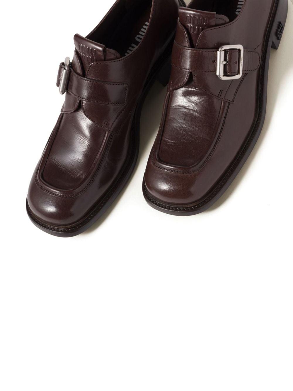leather brogue shoes - 3