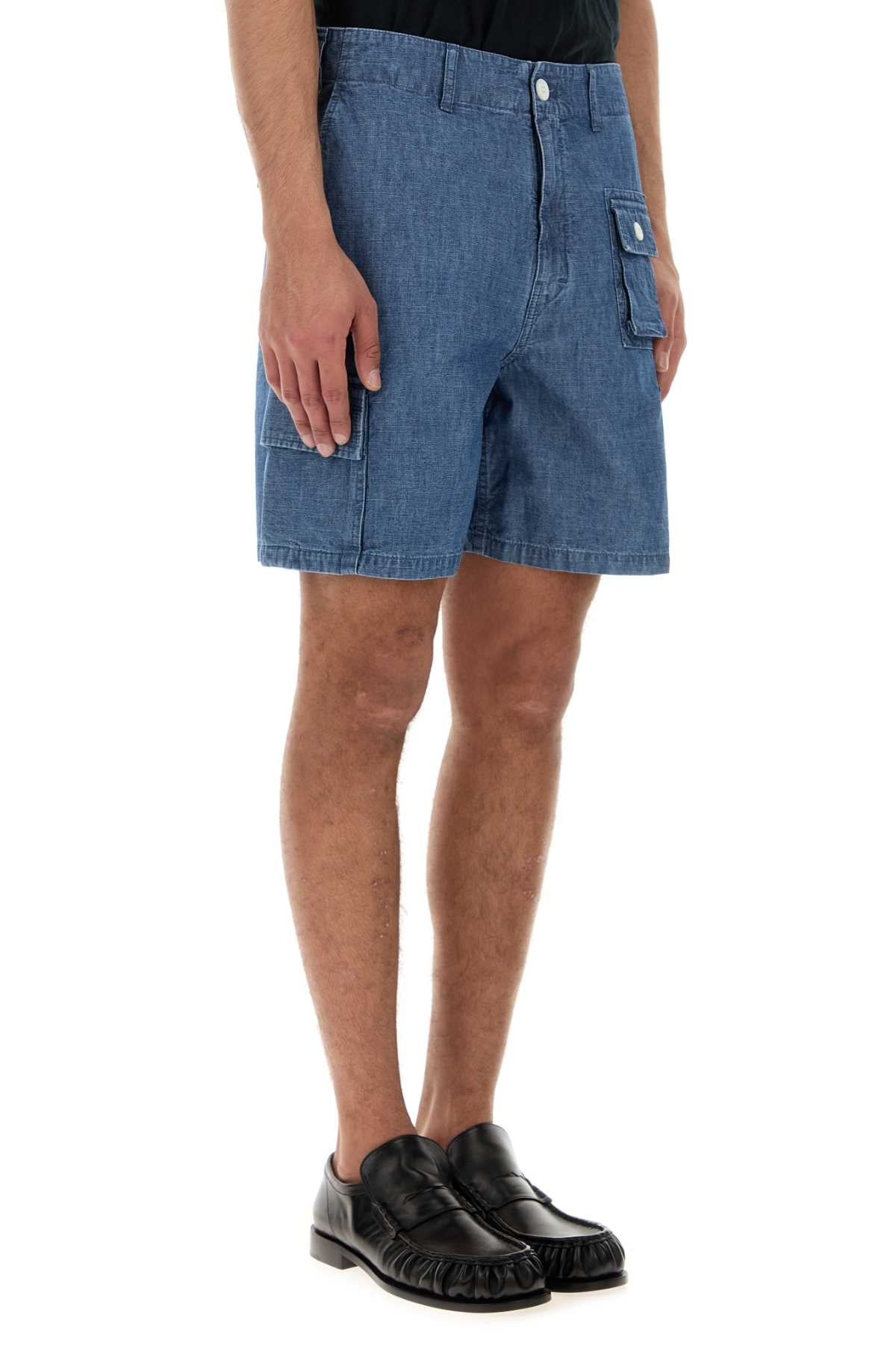 Givenchy Men Denim Bermuda Shorts - 3