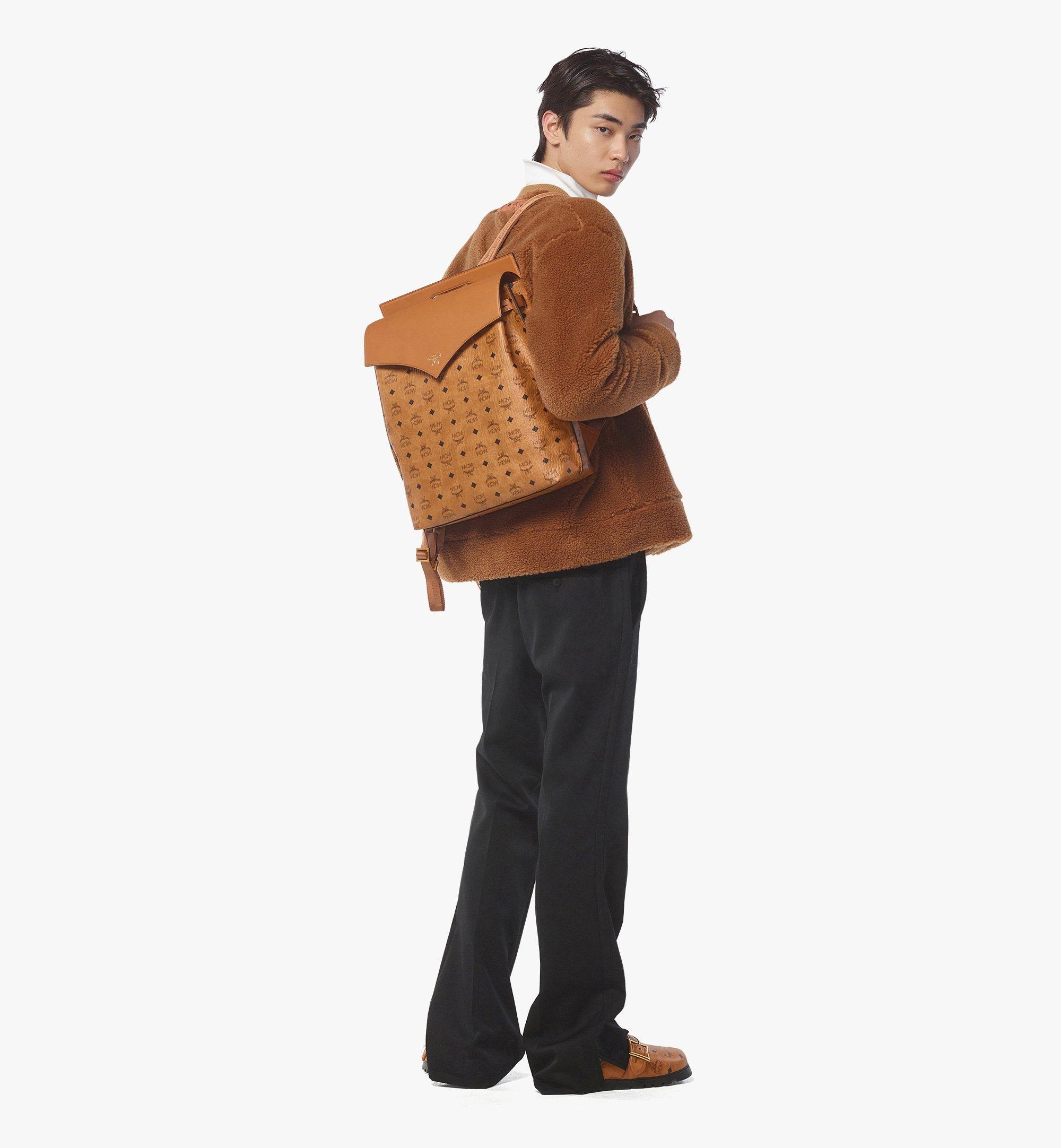 Diamond Backpack in Visetos Leather Mix - 6