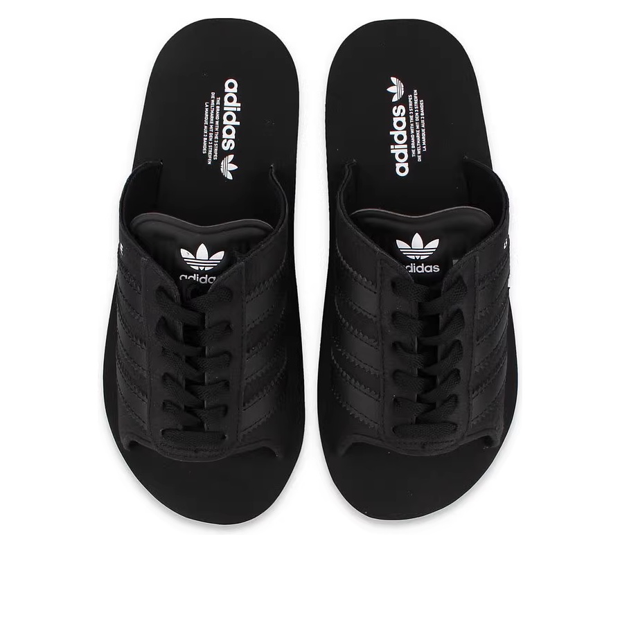 adidas Gazelle Beach Slides 'Core Black' JQ7423 - 3