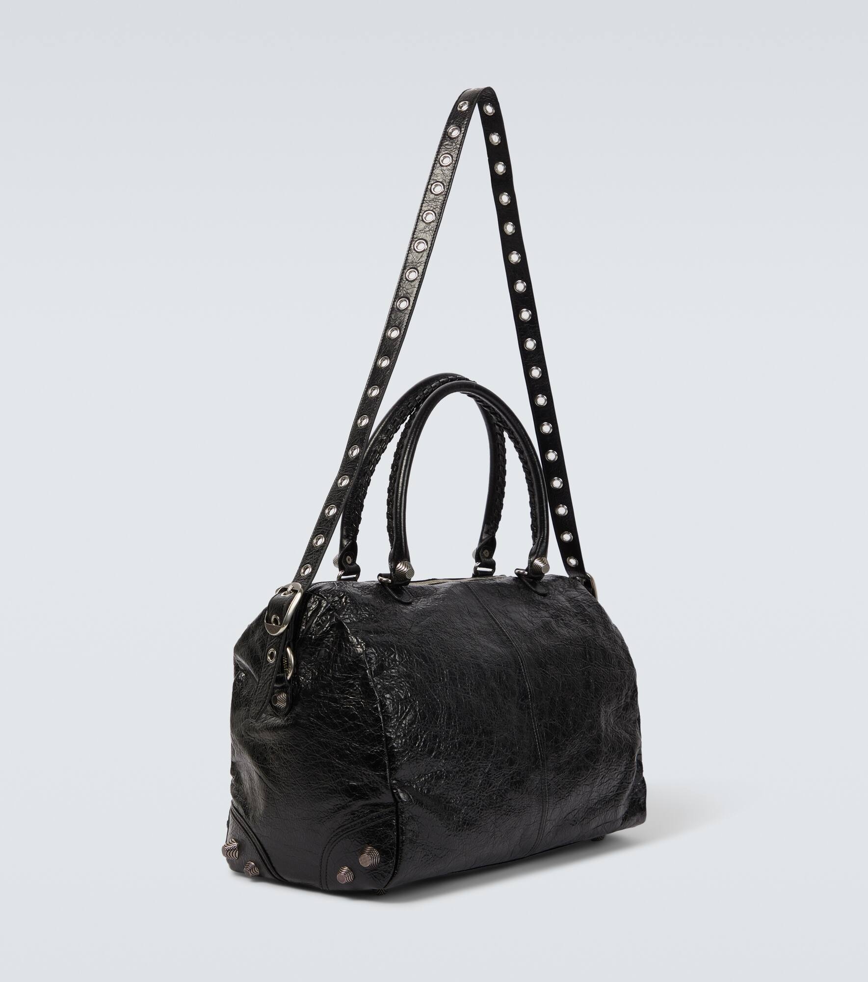 Le Cagole leather duffel bag - 5