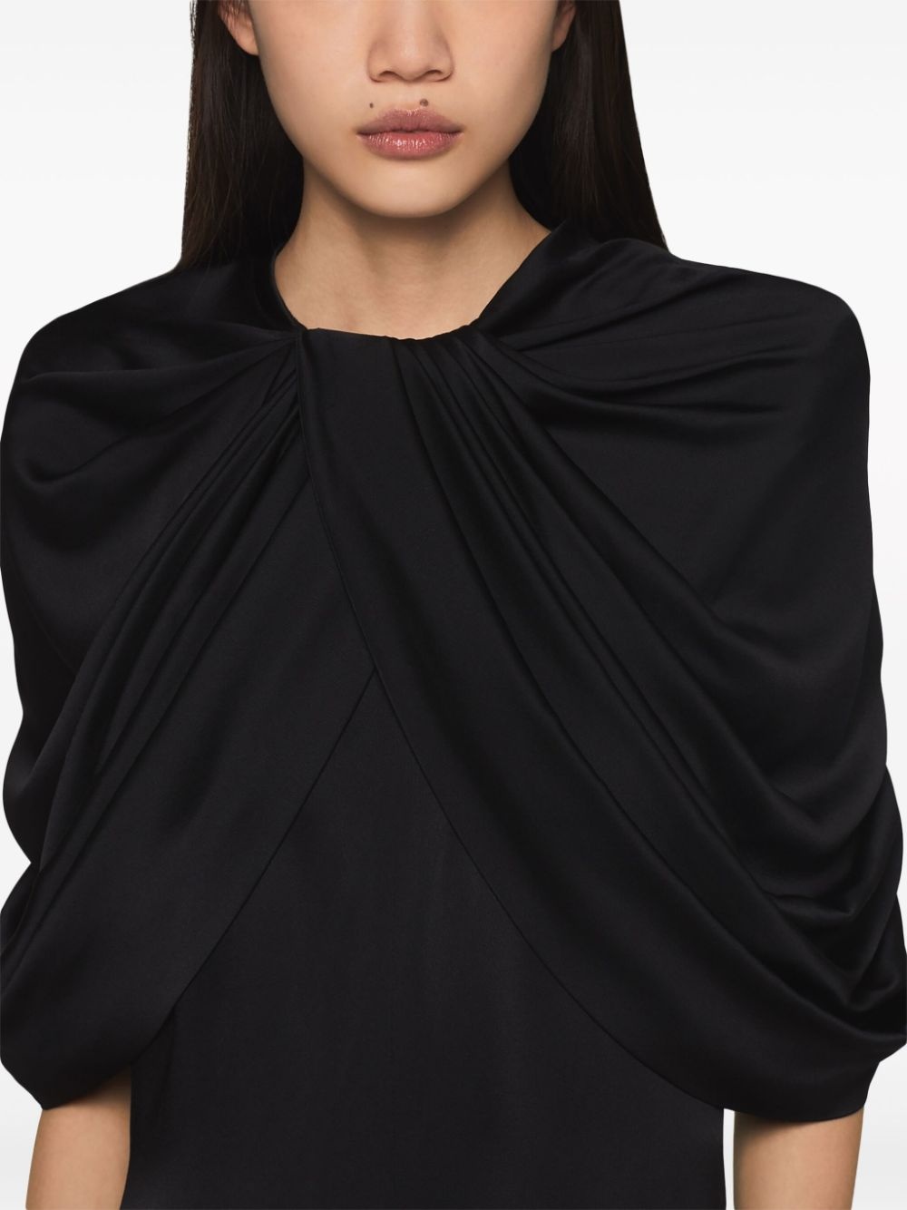 draped minidress - 5
