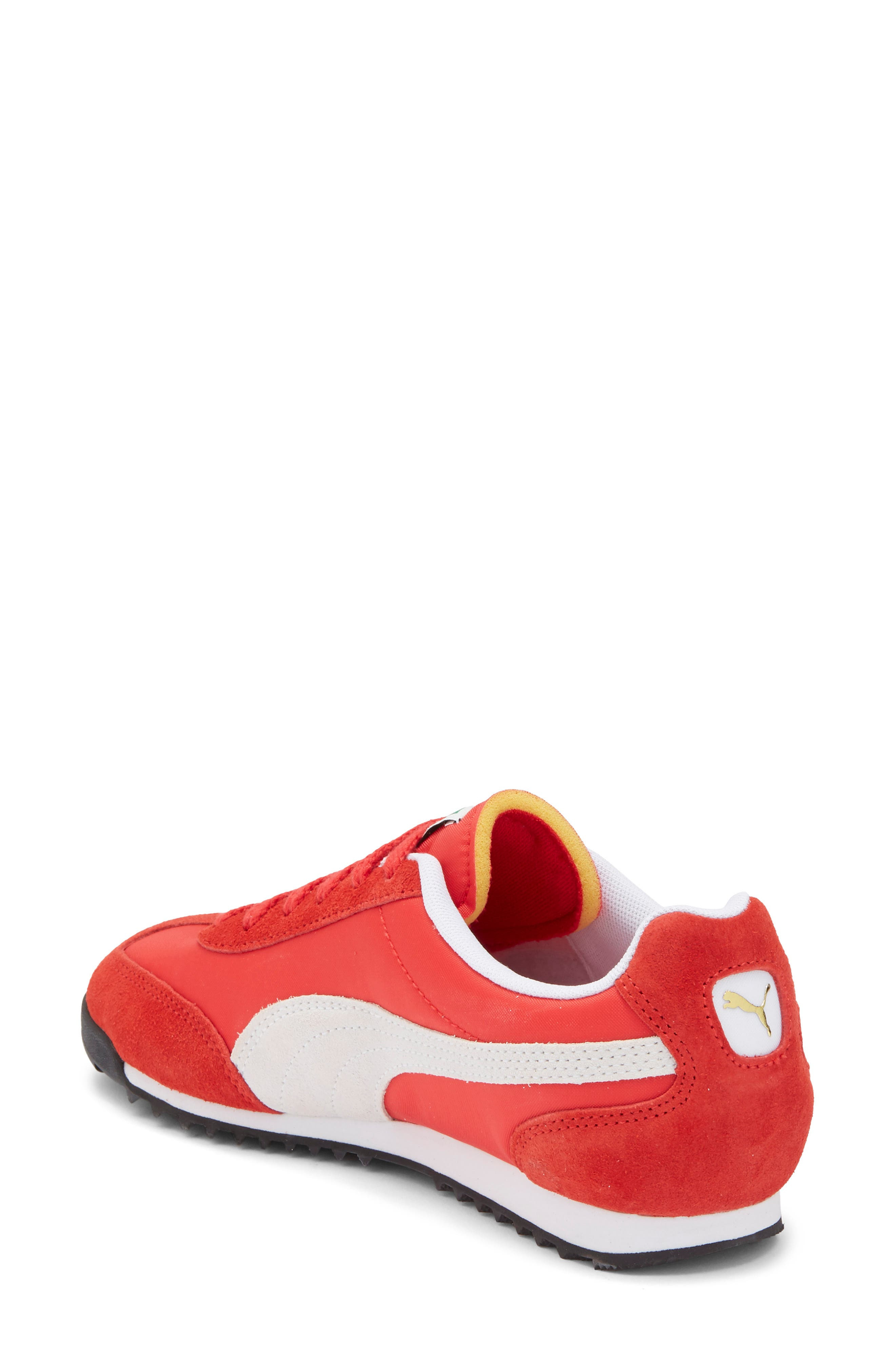 PUMA Arizona Nylon Sneaker in For All Time Red/White/Gold at Nordstrom - 2