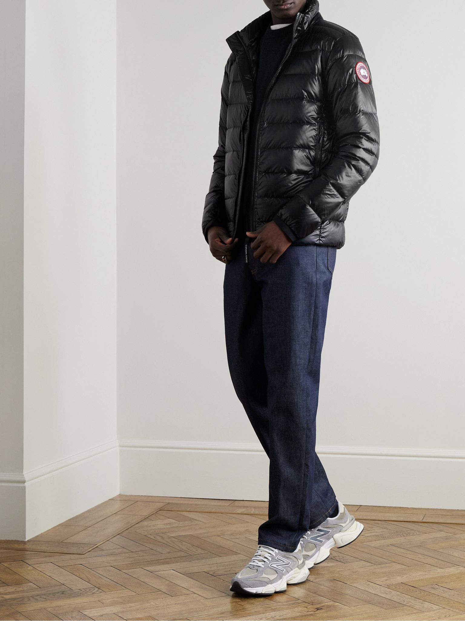 Crofton Slim-Fit Quilted Recycled Nylon-Ripstop Down Jacket Black - 2