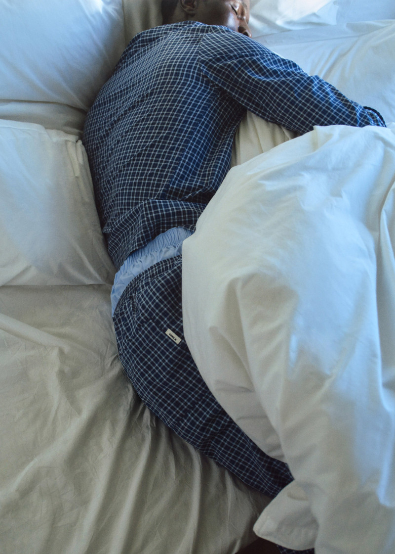 TEKLA Tekla Fine Twill Pants - Lanegan Checks outlook