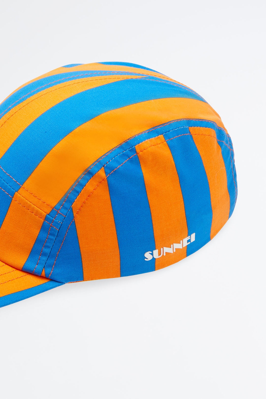 ORANGE & BLUE STRIPED BASEBALL CAP - 5