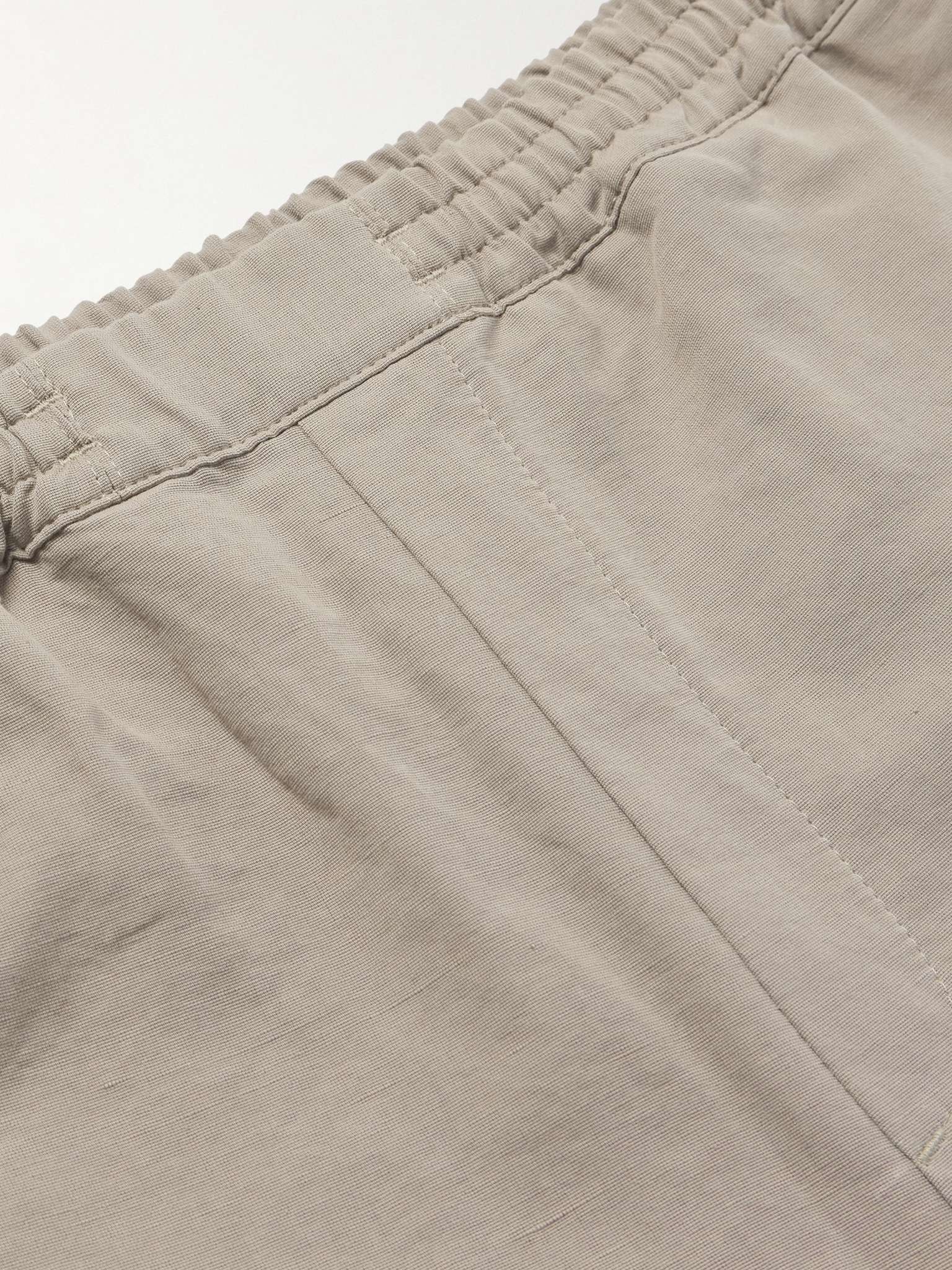 Banasa Straight-Leg Cotton and Linen-Blend Trousers - 3