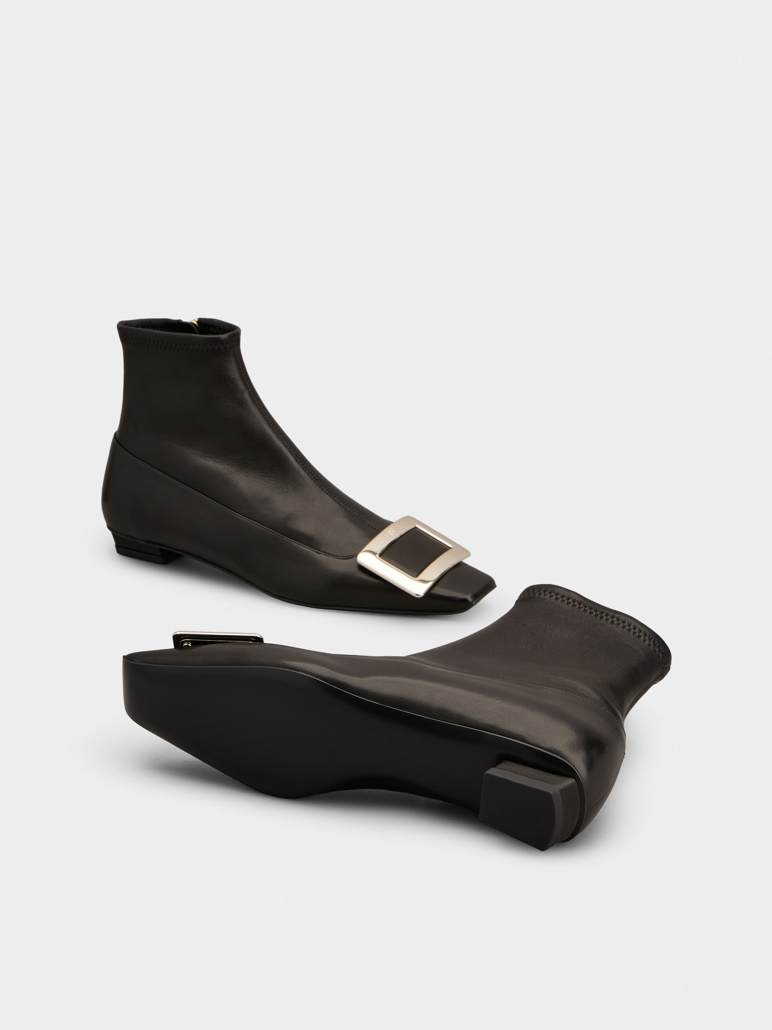 Belle Vivier Booties in leather - 6