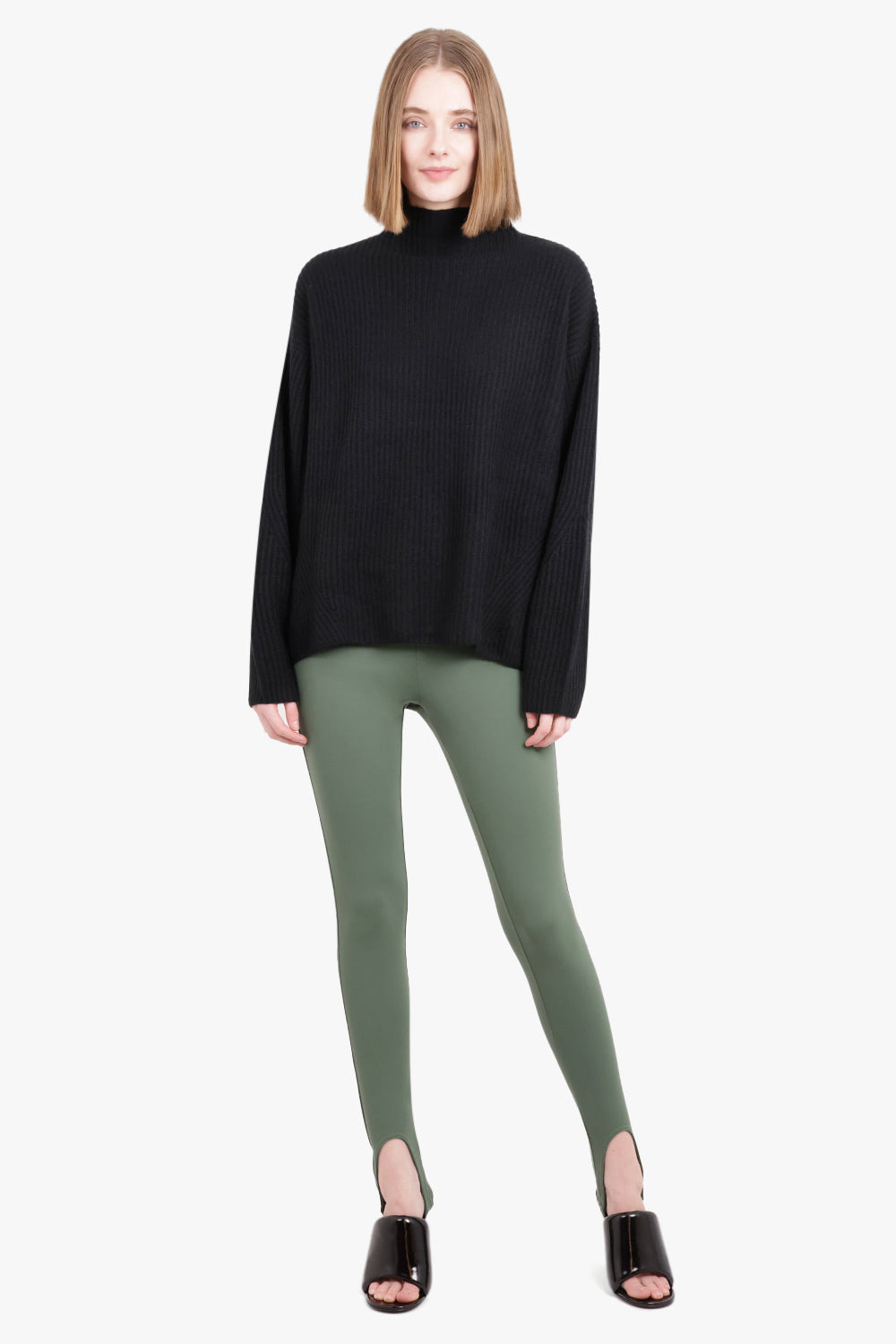 RIBBED SWEATER | BLACK - 5