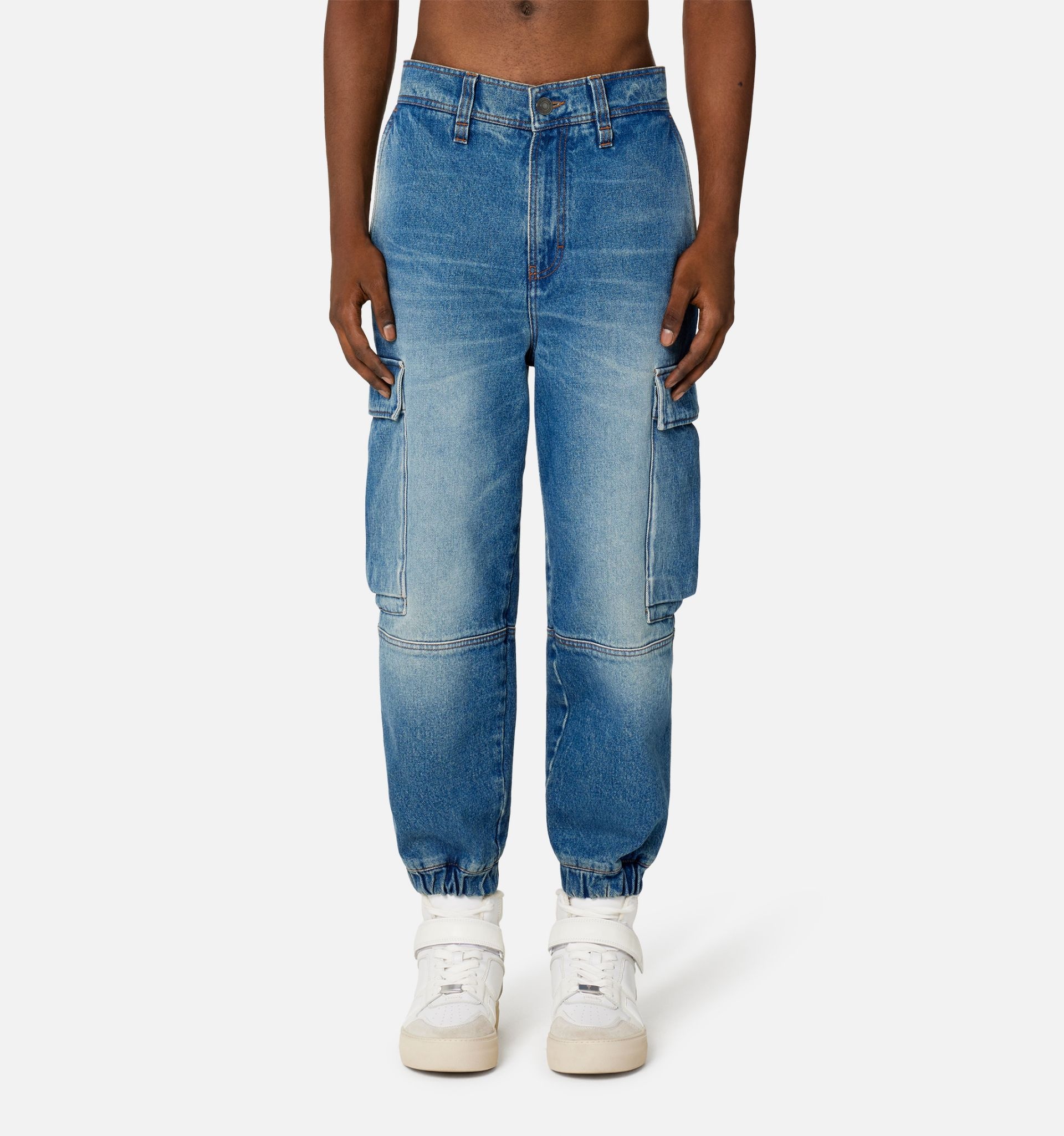 Cargo Pant With Elasticated Ankles - 4