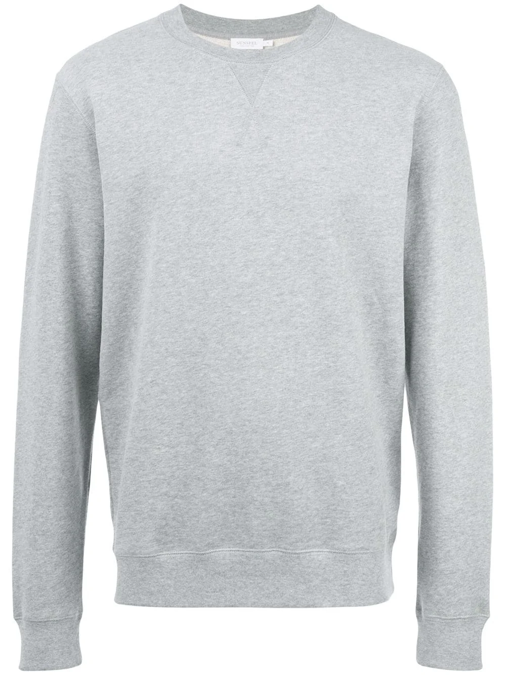 plain crew neck sweatshirt - 1