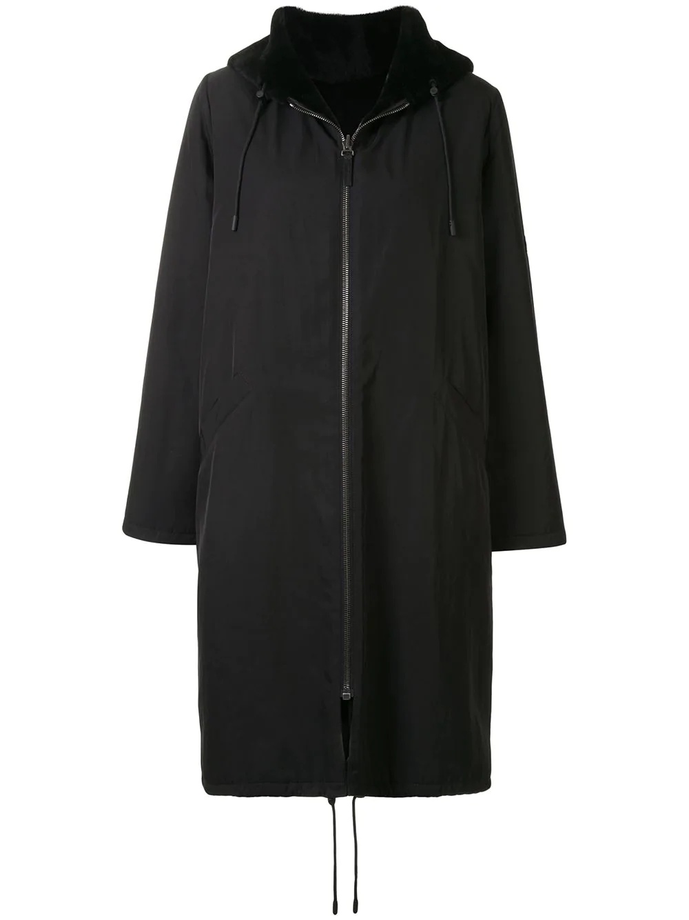 hooded parka - 1