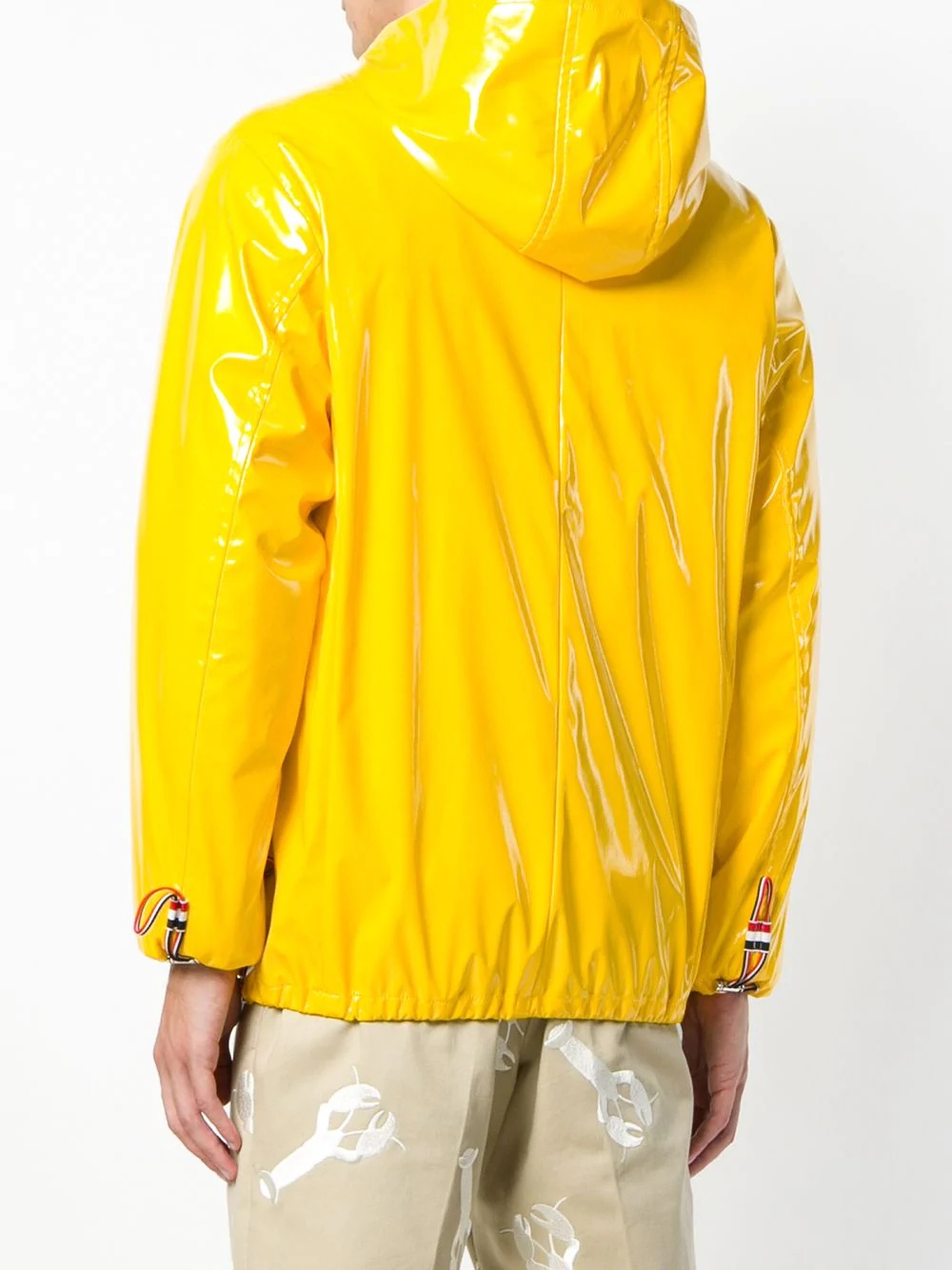 Cropped Nylon Slicker Parka - 4