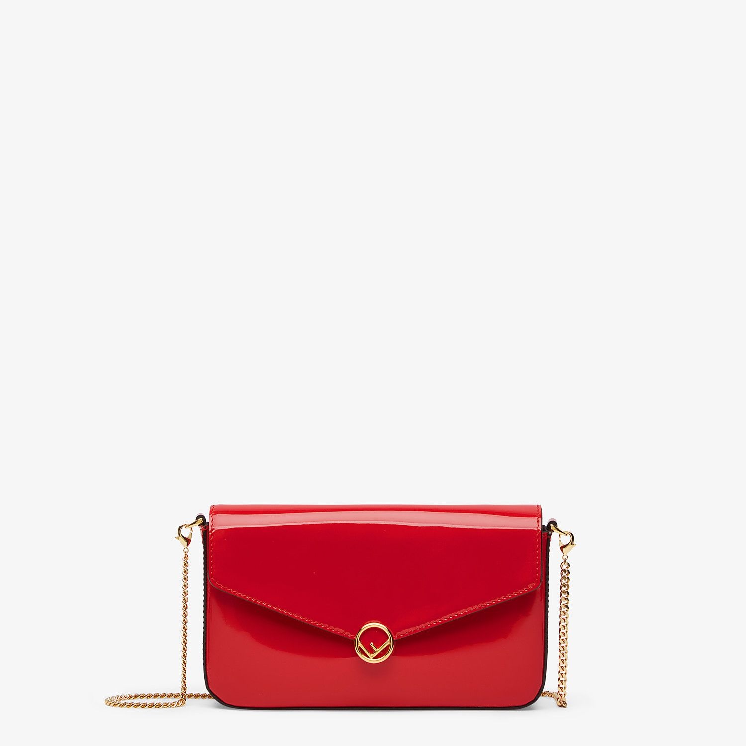 Mini bag in red patent leather - 1