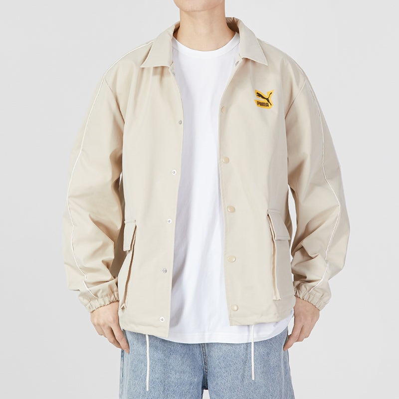 PUMA Classics Street Sport Woven Jacket 'Beige' 539969-88 - 3