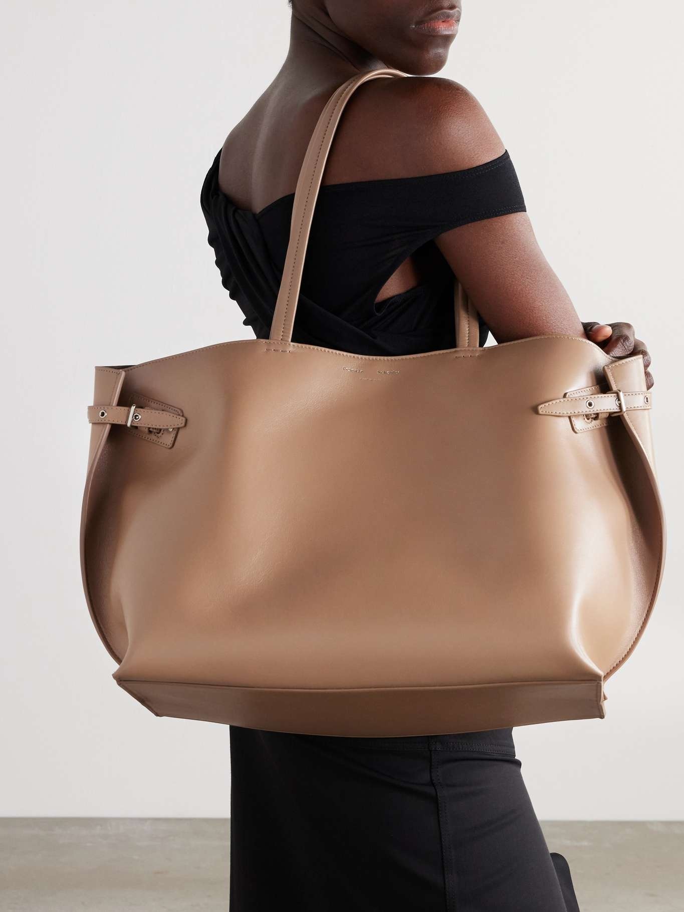 Days leather tote Camel - 6