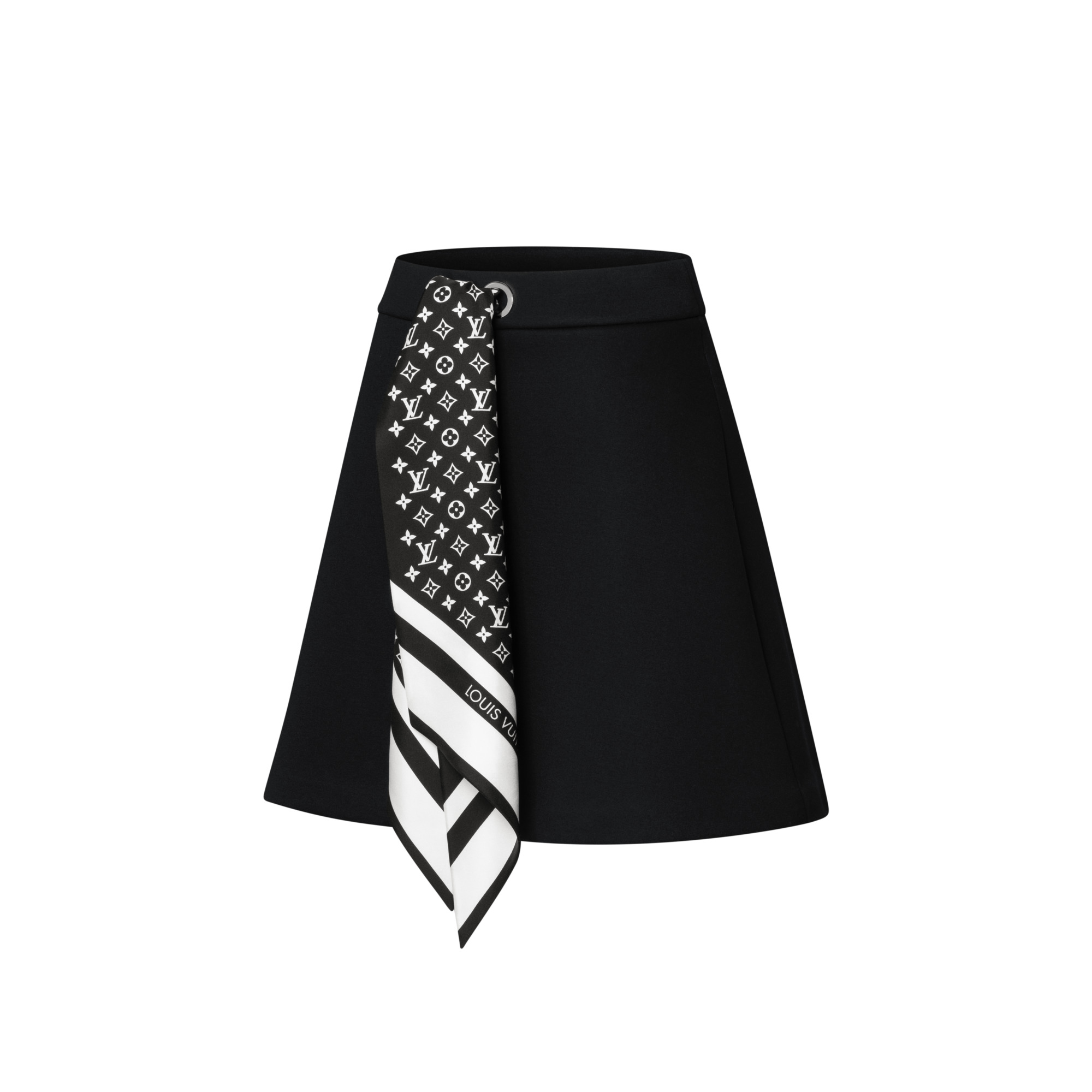 Monogram Scarf Mini Skirt - 2