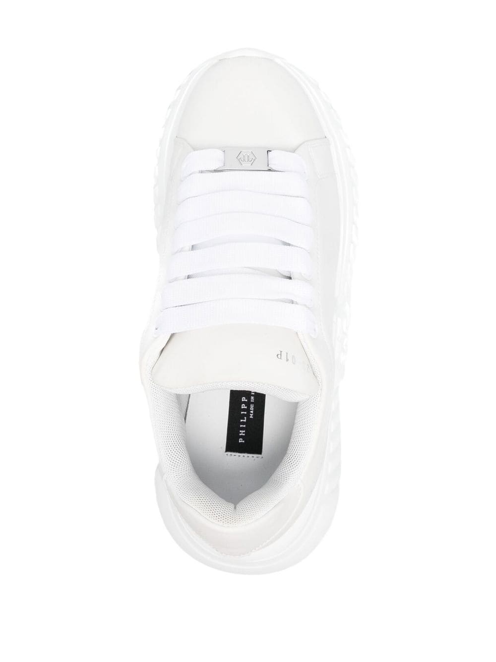 chunky lace-up sneakers - 4