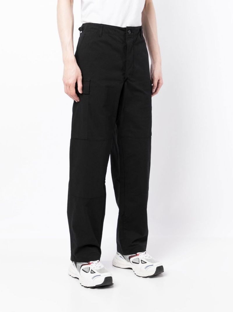 straight-leg cargo trousers - 3