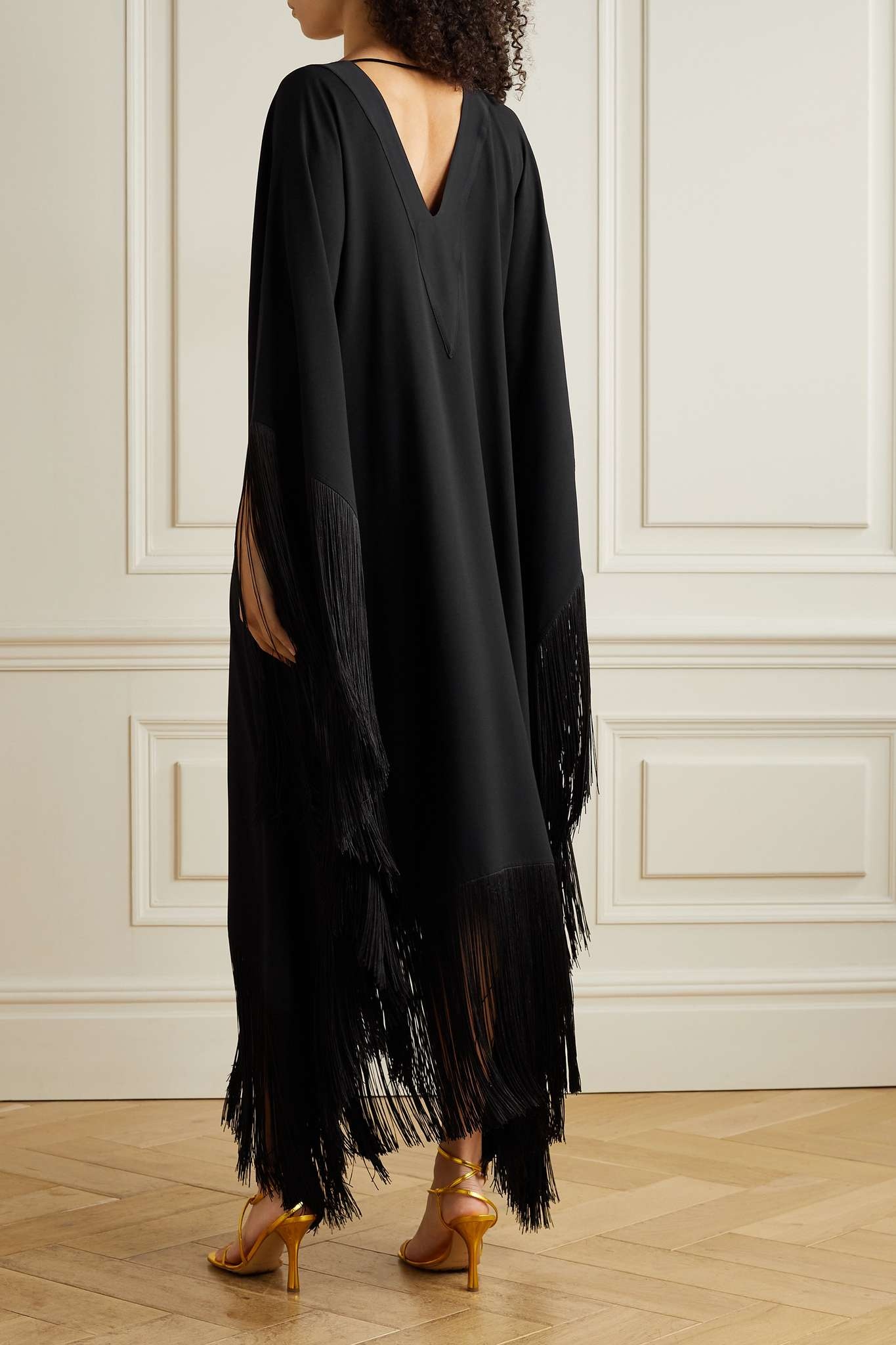 + NET SUSTAIN Very Ross fringed crepe kaftan - 3