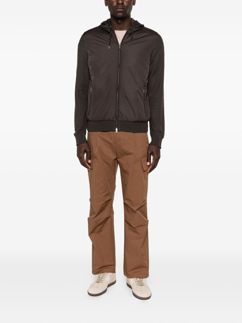 Herno zip-up hooded jacket outlook