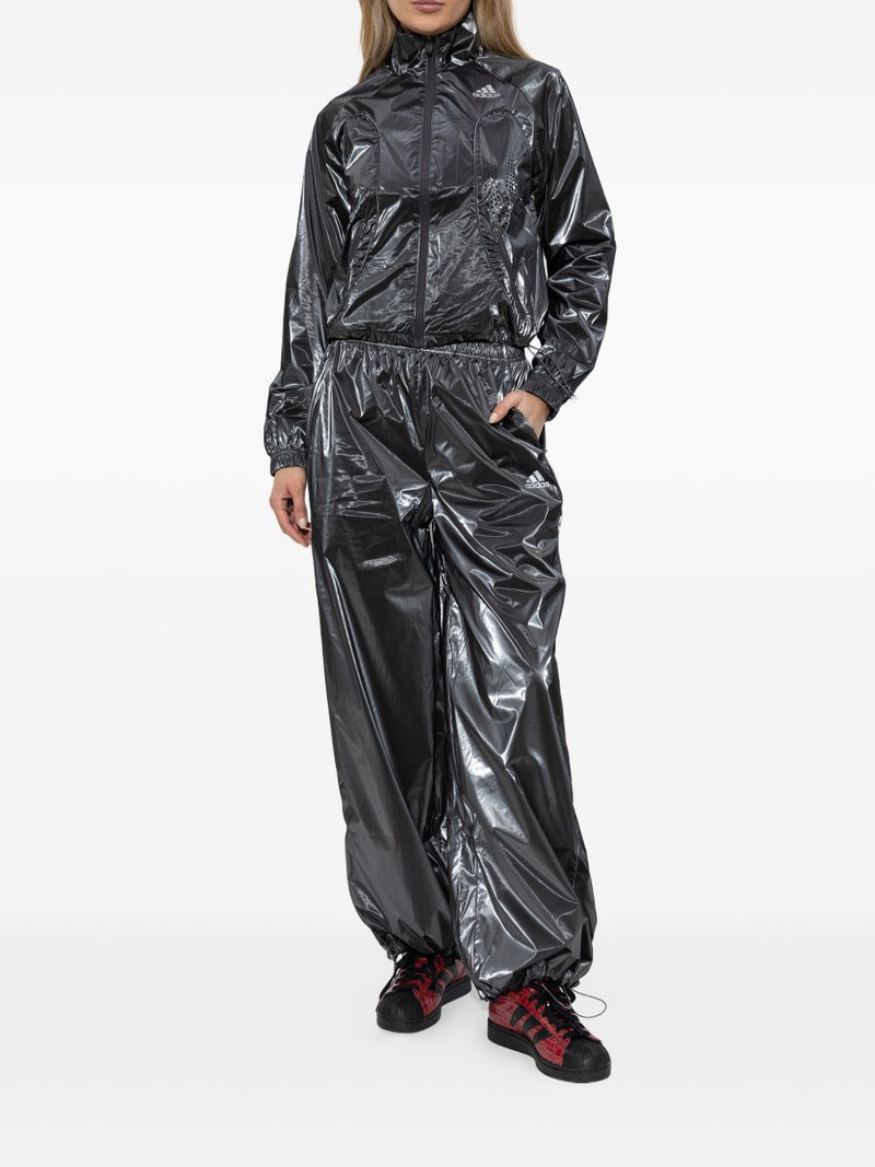 Superstar II W striped crocodile-effect sneakers 7