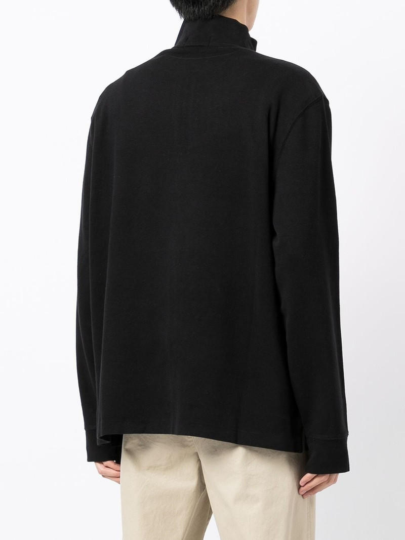 logo-embroidered sweatshirt 4