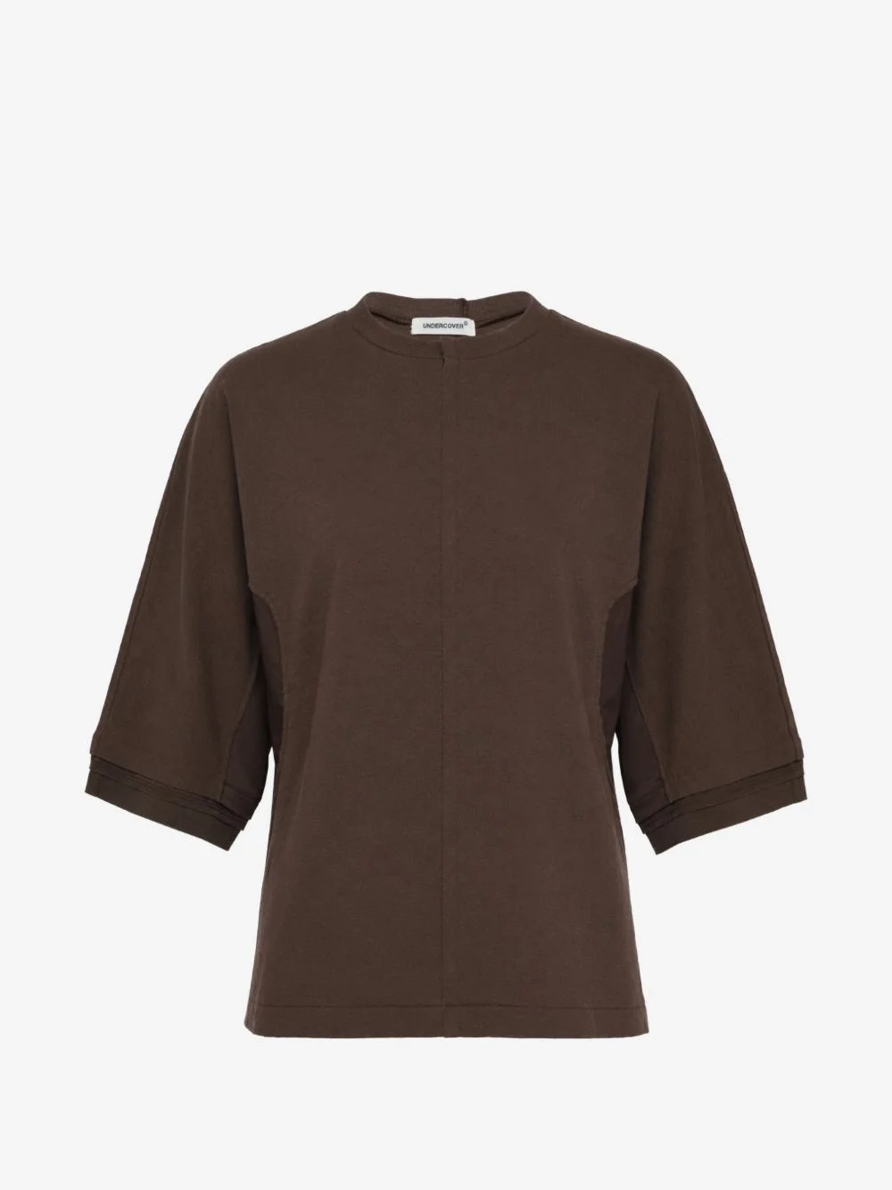 panelled short-sleeve T-shirt - 1