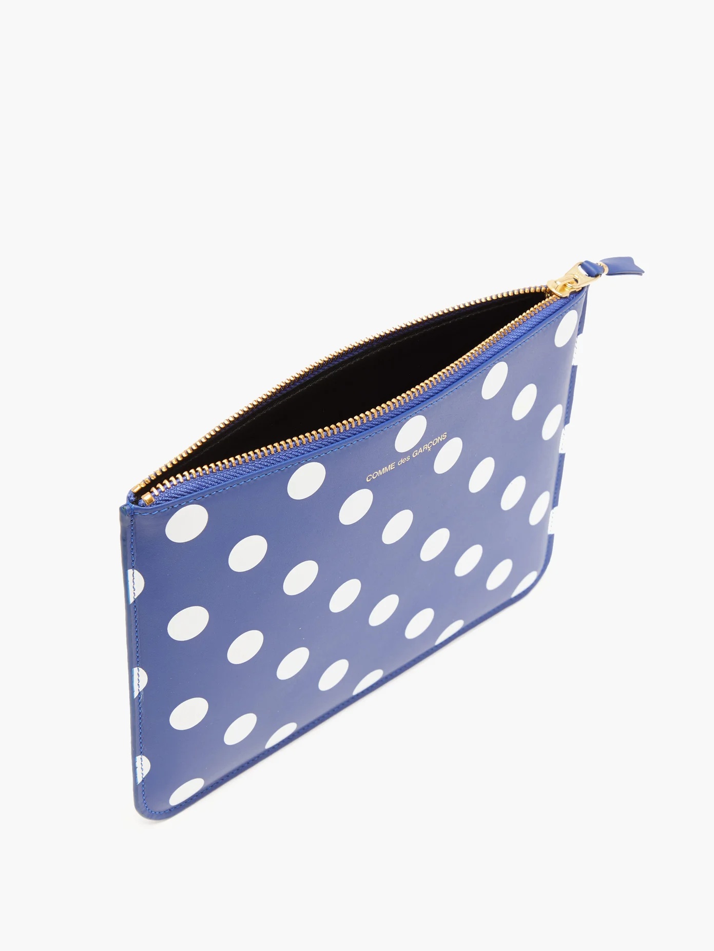 Polka-dot leather pouch - 3