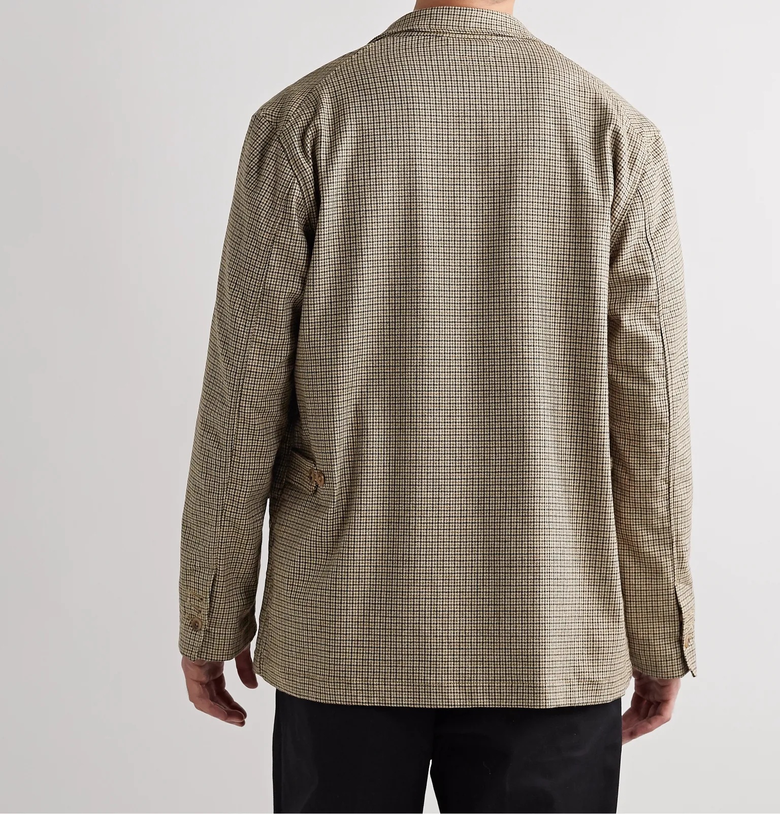 Loiter Checked Woven Blazer - 4