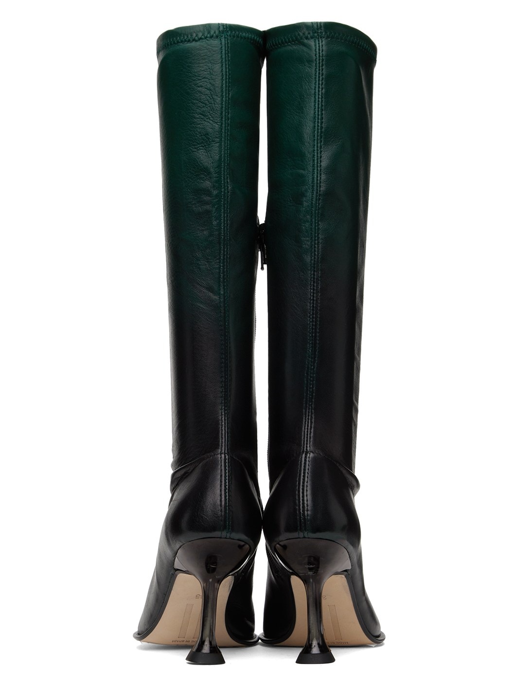 Green & Black Carlita Tall Boots - 2