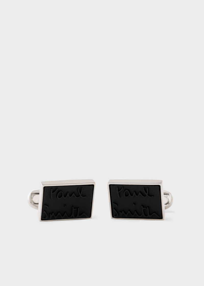 Rubber 'Signature' Cufflinks 1
