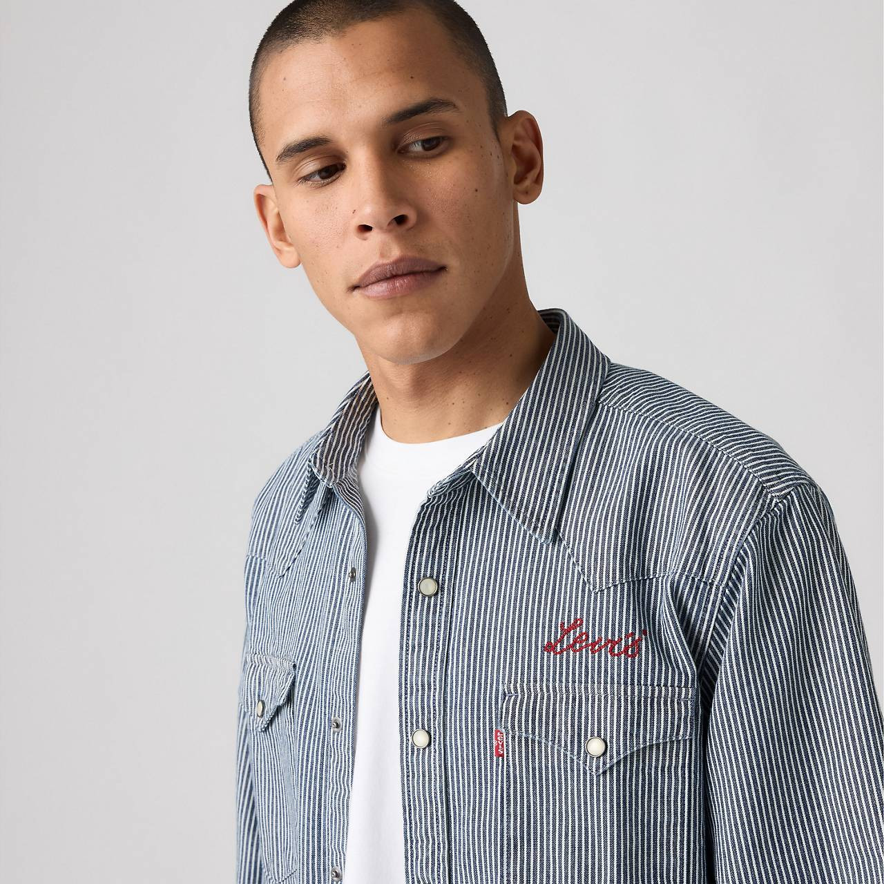 CLASSIC STANDARD FIT WESTERN SHIRT - 5